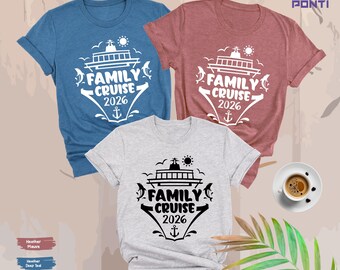 Family Cruise Shirts, 2026 Cruise Squad, Cruise Squad, Family Matching Vacation Shirts, Cruise 2026 Shirts, Matching Family Apparel
