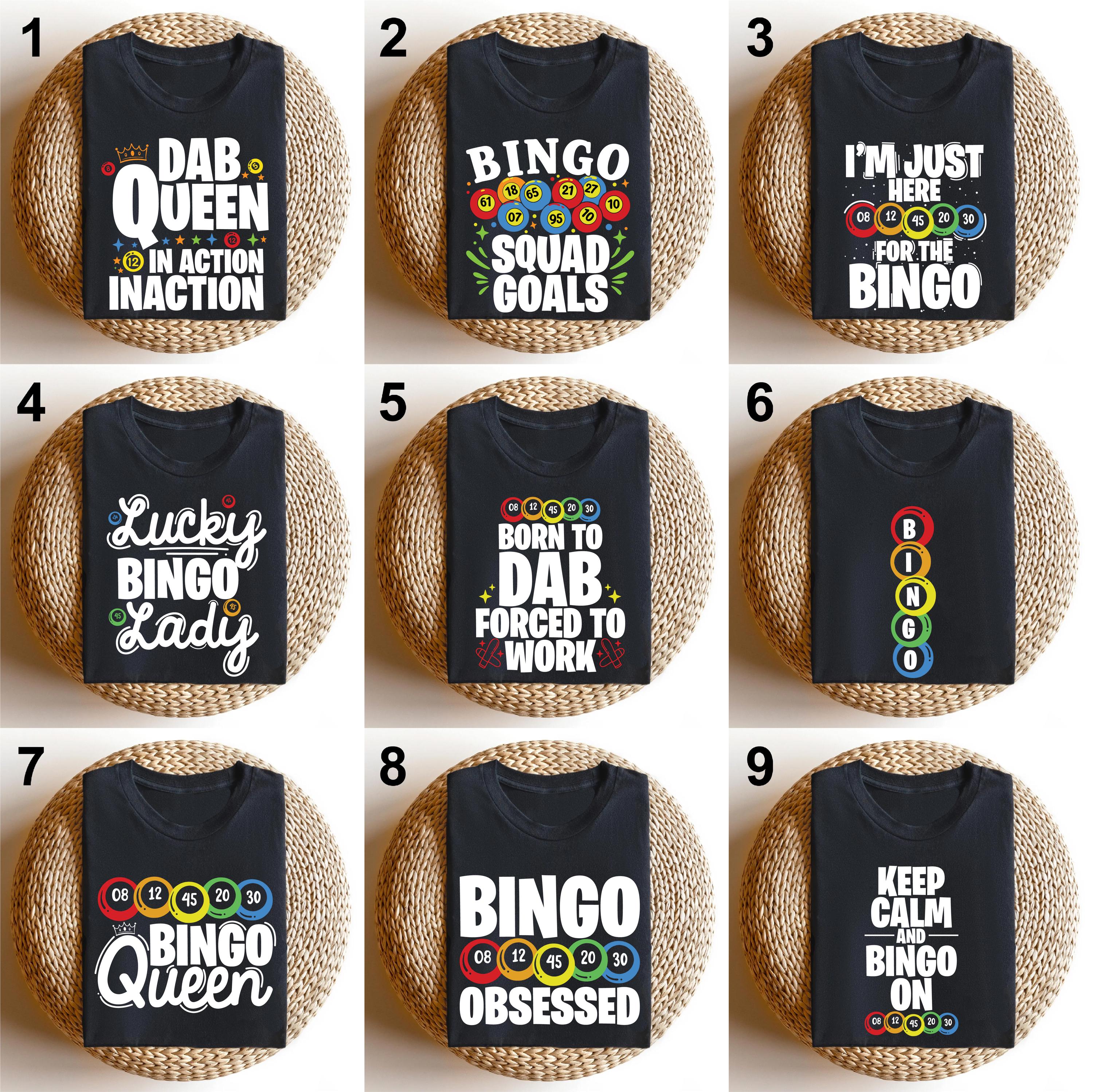 Bingo Shirts, Gift for Bingo Games Lover, Gift for Bingo Player, Bingo ...