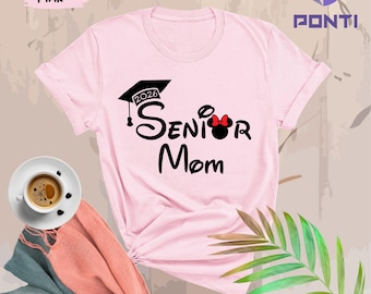 Disney Senior Mom 2026 Graduation Shirt, Minnie Graduate Shirt, Disney School Trip Shirt, Disney Grad Shirt, Senior 2026, Disney Grad Shirts