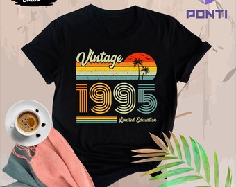 Vintage 1995 Retro Shirt, Custom Birthday Tees, 31th Birthday, 31th Birthday Gift, 31th Birthday Party, 1995 Shirt, Funny Hello 31 Birthday