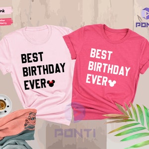 Best Birthday Ever Disney Shirt, Birthday Disney Shirt, Men&#39;s Disneyworld Shirt, Disney Shirt, Birthday Shirt, Mickey Birthday Shirt, Minnie