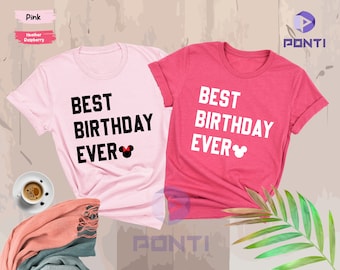 Best Birthday Ever Disney Shirt, Birthday Disney Shirt, Men's Disneyworld Shirt, Disney Shirt, Birthday Shirt, Mickey Birthday Shirt, Minnie