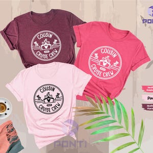 Cousin Crew 2025 Shirt, Cousins Beach Shirt, Summer Vacation Cousin Gift, Matching Cousin Shirt, Cousins Trip, Cousin Squad Shirt, 2025 Tees