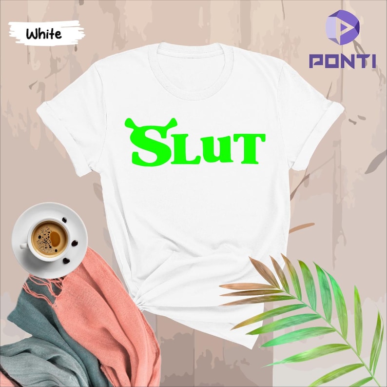 Shrek Tshirt, Shrek Slut Shirt, Shrek Slut 2026 Shirt, Slut Shirt For Women disney shirt, shrek for birthday, shrek shirts, shrek slut tee afbeelding 4