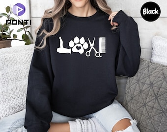 Dog Groomer Sweatshirt, Dog Lover Shirt, Dog Gift, Funny Dog Shirt, Dog Shirt, Dog Mom, Gift For Dog Groomer, Dog Grooming Gift, Pet Groomer