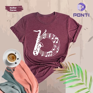Saxophone Shirt, Saxophone Player, Marching Band Shirt, Band Gift, Musician Shirt, Music Teacher, Funny Saxophone Shirt, Jazz Saxophone Tee