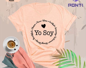 Yo Soy Shirt,Mujer Latina Shirt,Educada Magica Tees,Educated Latina Shirt,Hispanic Heritage Month Tshirt,Mexican Latina Muier Independiente