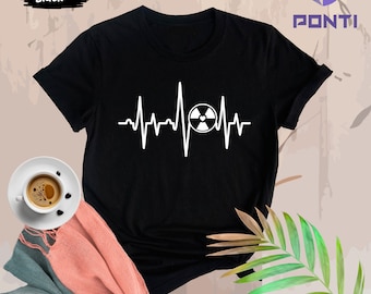 Camiseta de técnico en radiología, regalo de radiología, camiseta de técnico en rayos X, regalo de técnico en radiología, camiseta de latidos del corazón en radiología, regalo de radiología para mujeres, vida en radiología