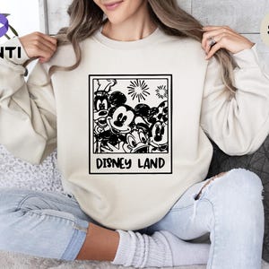 Vintage Disneyland Sweatshirt, Disneyland Family Shirts, Disney Trip Shirt, Disneyland Shirt, Disney Vacation Shirt, Retro Disney Sweatshirt