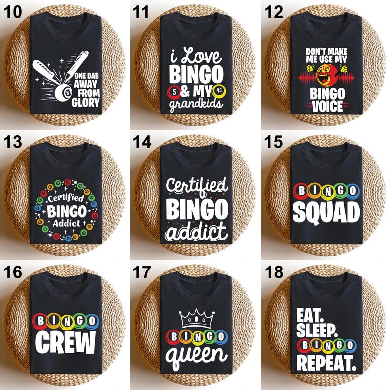 Bingo Shirts, Gift for Bingo Games Lover, Gift for Bingo Player, Bingo ...