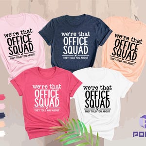 Office Staff Shirts, Coworker Gift, Office Squad Shirt, Administrative Assistant Shirt, Office Team Shirt, Office Crew Shirt, School Office