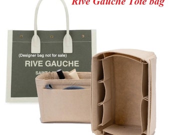 Organizer for YSL Rive Gauche Bag Purse Insert for YSL Rive Gauche Organizer for Rive Gauche Small, Large and N/S Tote Bag