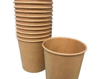 Pack of 25 Biodegradable Kraft Paper Soup Containers - 16oz Disposable Soup Cups Ideal for Restaurants, Parties, Celebrations