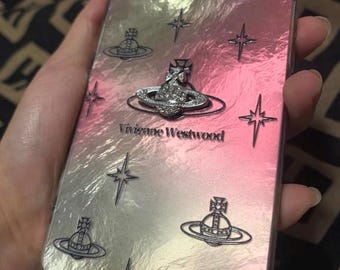 Vivienne Westwood Fashion Kitty Colourful Plaid Phone Case