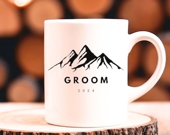 Groom, groom mug, bridal party mug, wedding party mug, wedding,