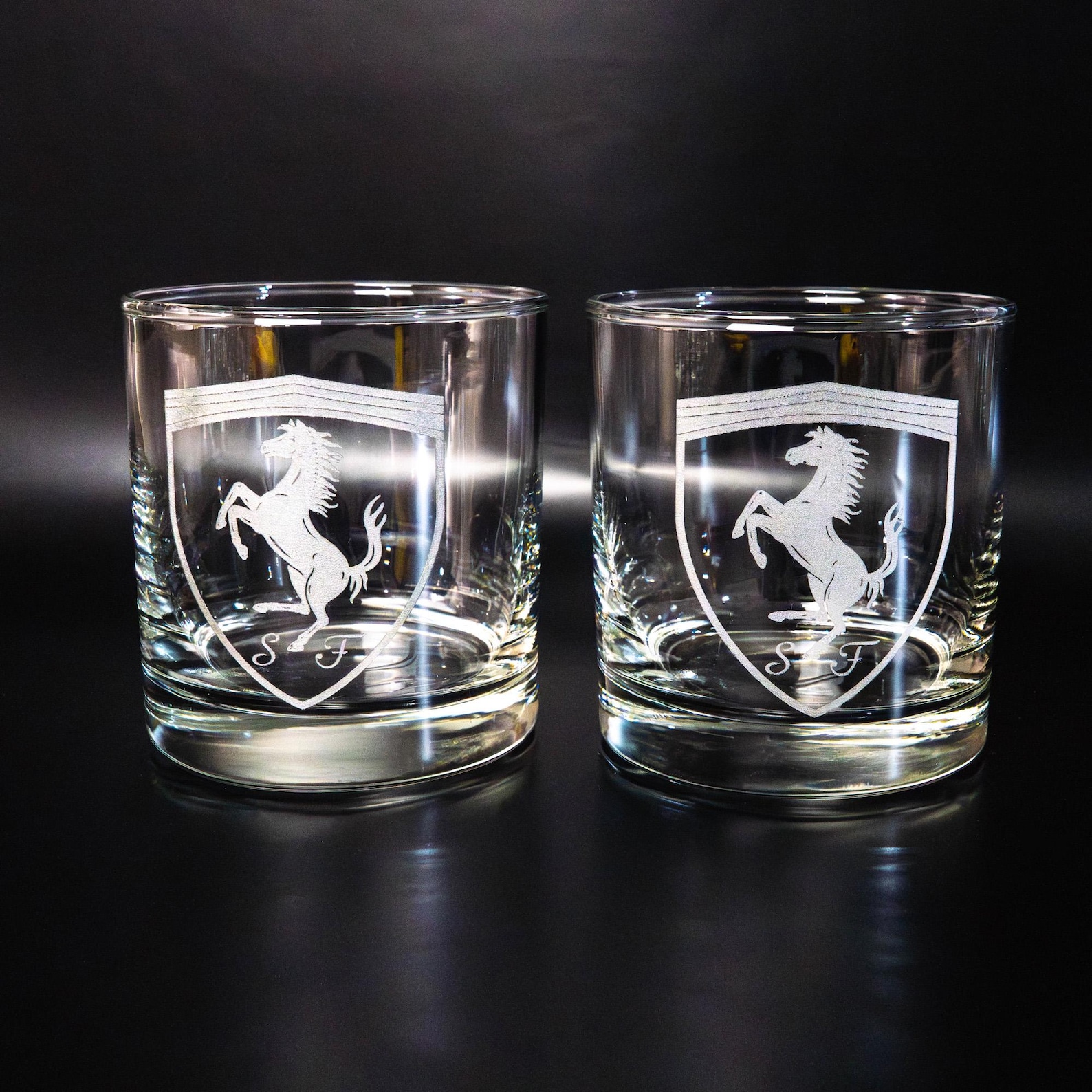 Engraved Ferrari Whiskey Glass - Gift for Car Enthusiasts - Etsy