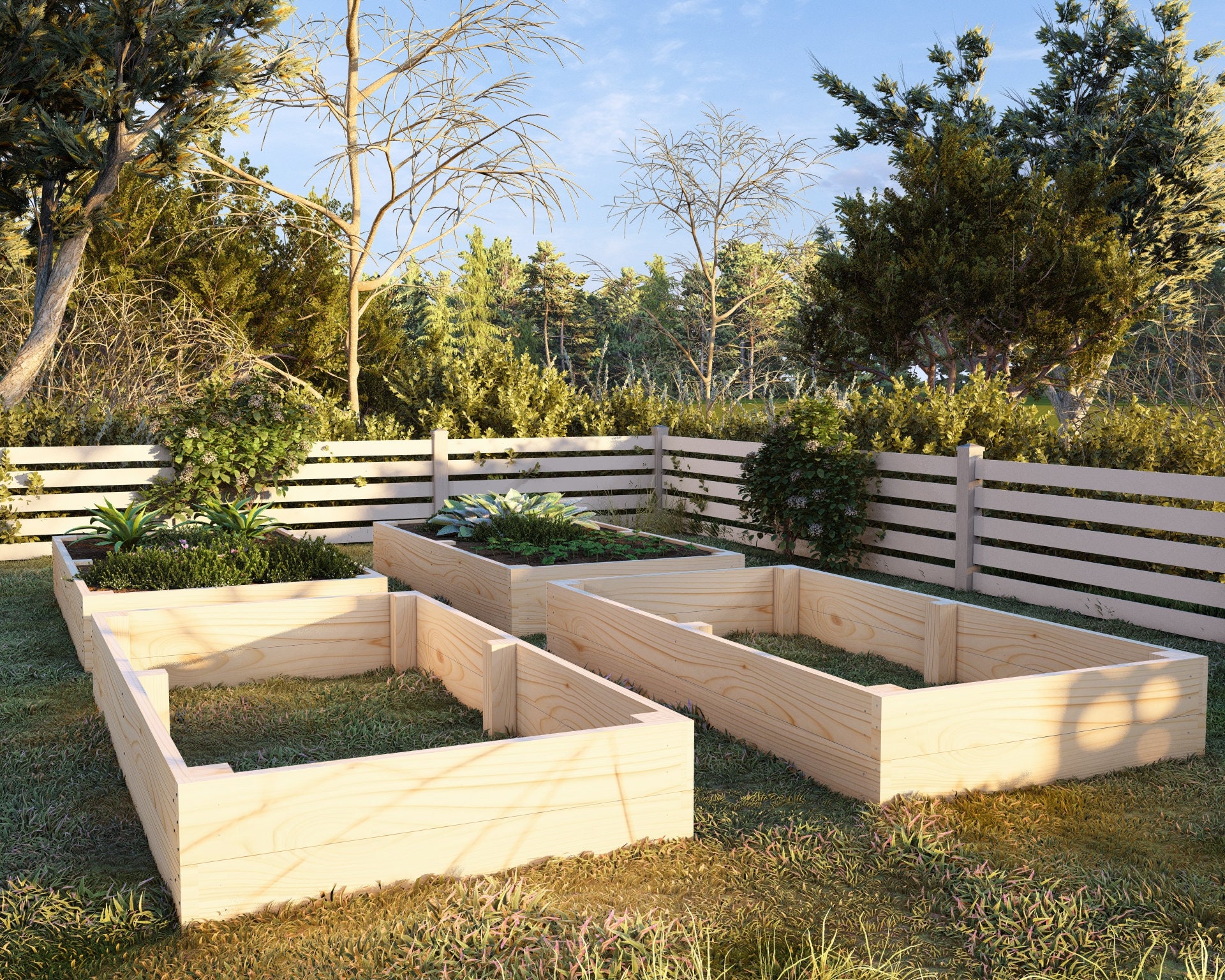 Diy Planter Box Plan | Planter Plans Garden Box Raised Planter Diy ...