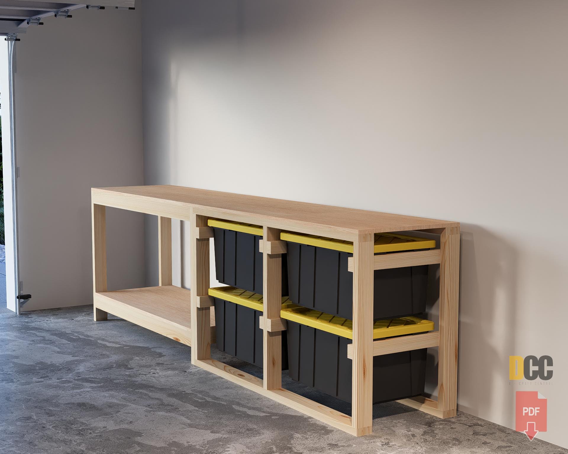 Bin Storage Sideways With Workbench PDF File Download Only | 27