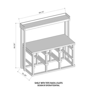 Stackable Bin and Tote Storage Rack | 17 Gallon Bin Bin Garage Shelves ...