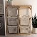 Laundry Holder Rack Plan | DIY Digital Plans Laundry Organizer Basket ...