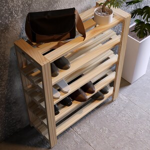Shoe Storage Cabinet Etsy