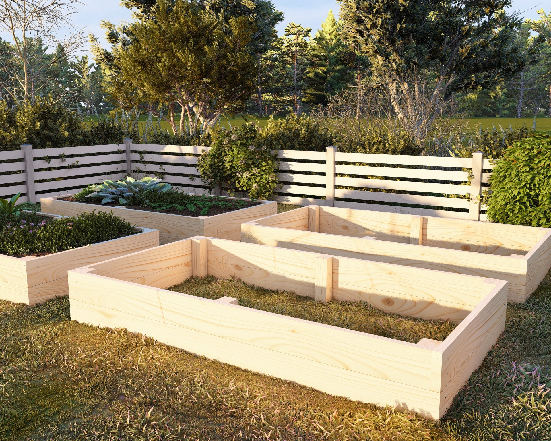 Diy Planter Box Plan | Planter Plans Garden Box Raised Planter Diy ...