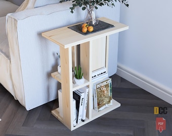 Table d'appoint pour canapé Fichier Pdf | Plan table d'appoint DIY Plan de table de canapé Plans de meubles Table de bout de salon