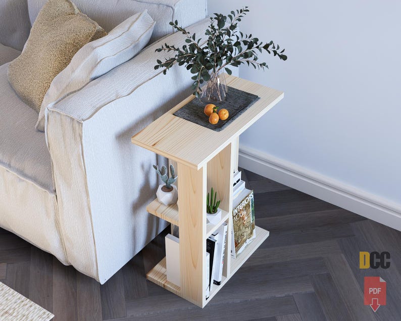Sofa Side Table Pdf File | Side Table DIY Plan Sofa Table Plan ...