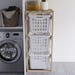 Laundry Holder Rack Plan | DIY Digital Plans Laundry Organizer Basket ...