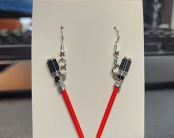 Lightsaber Earrings - Red Sabers