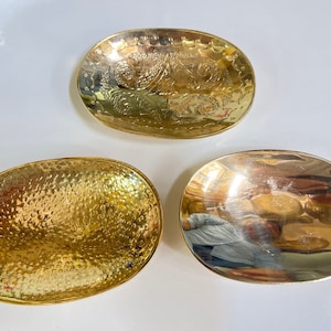 Unlacquered Brass Soap Dish Handcrafted Soap Holder