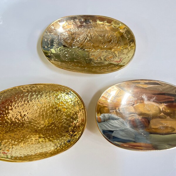 Unlacquered Brass Soap Dish Handcrafted Soap Holder