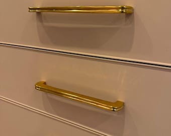 Handgjorda olackerade mässingshandtag: Moderna minimalistiska handtag