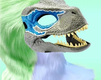 Custom Dinomask Hood! NO MASK INCLUDED!!