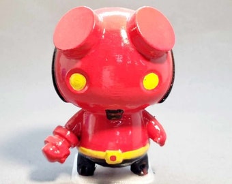 Hellboy/style pop !! / Film de super-héros / Modèle imprimé 3D et peint à la main / 10 cm