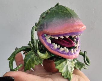 Audrey II / ("La petite boutique des horreurs")/ Figurine imprimée en 3D et peinte à la main/ 10 cm/