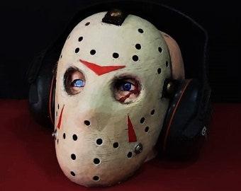 Jason Voorhees Headphone Stand / Headphone Holder /  Gaming Room Decor / Halloween Gift / 3D Printed And Hand Painted Model