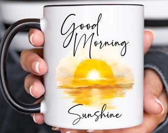 Good Morning Beautiful Coffee Mug or Coffee Cup, Coffee Mug Gift Idea 11 oz. Standard White Mug