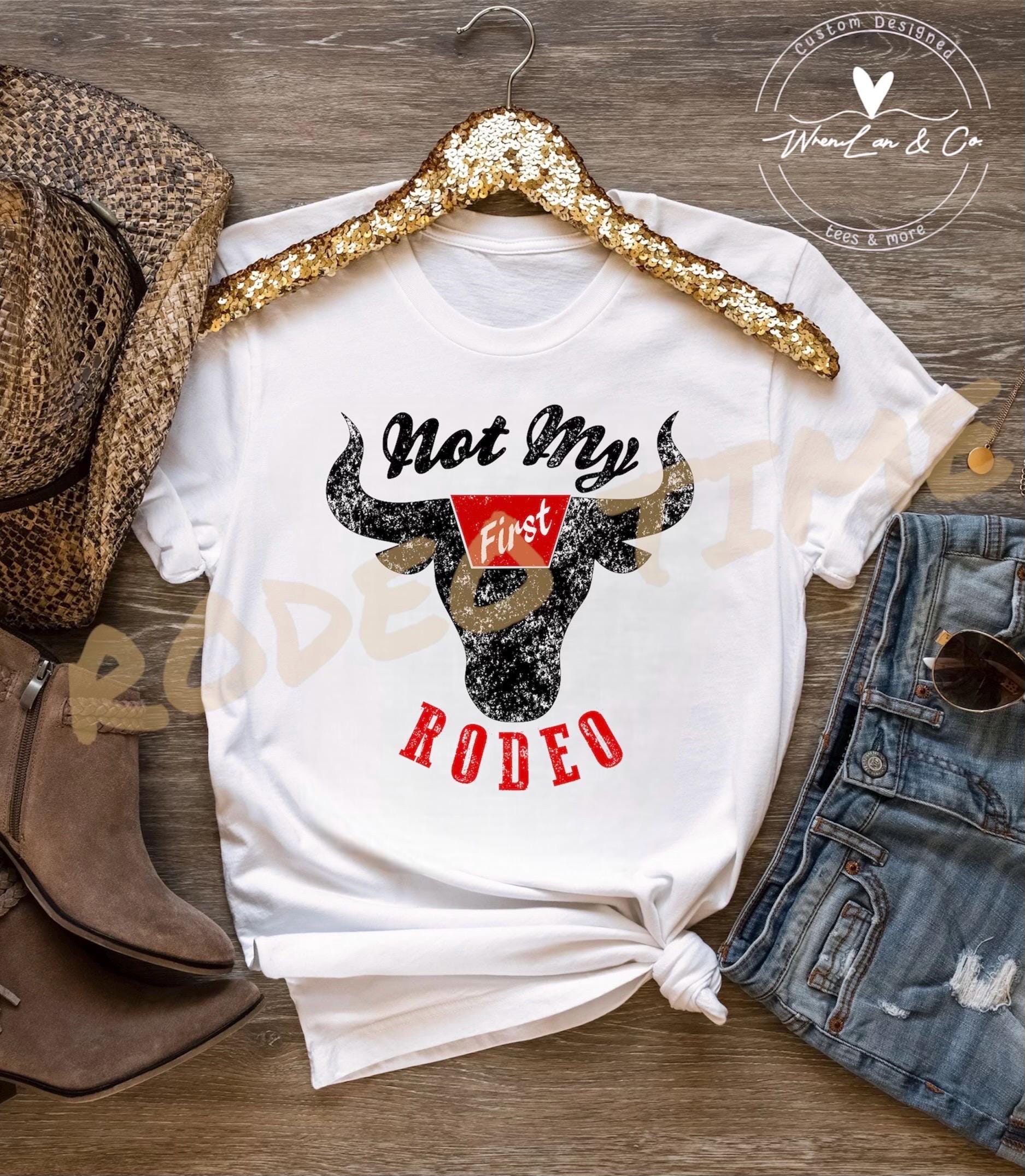 Not My First Rodeo PNG: Vintage, Western, Digital Design - Etsy