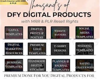 1,000+ DFY  with Master Resellers Rights & PLR