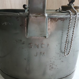 Vintage french Railway Oil Can