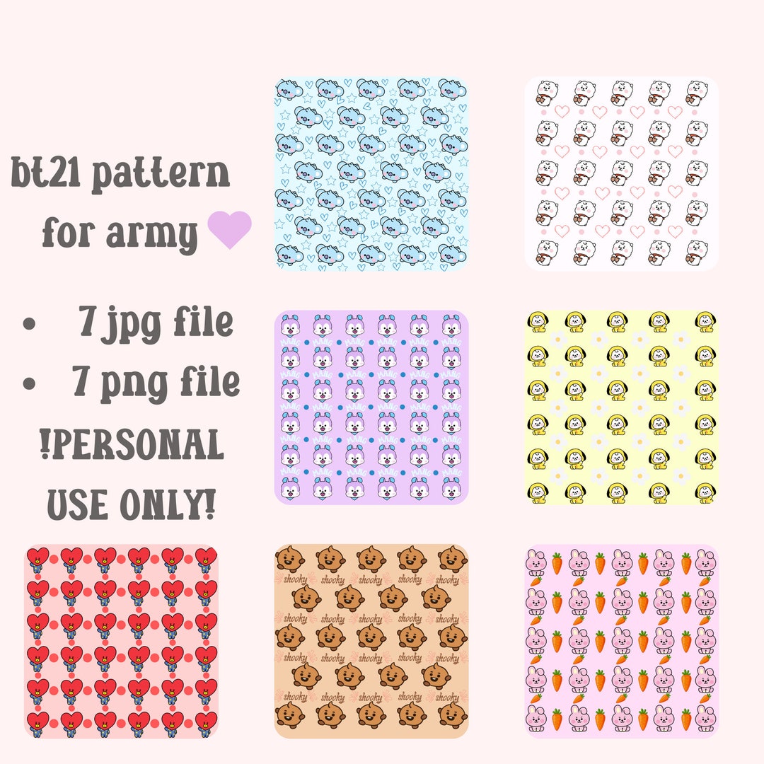 bts-bt21-digital-pattern-bangtan-wallpaper-bts-kpop-printable-paper-design-high-quality-patterns-bts-wallpaper-bt21-theme-pattern-bts-merch-etsy