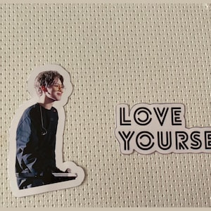 BTS ARMY Love Yourself Sticker Set, Bts Vinyl Kpop Stickers Kpop Bts ...