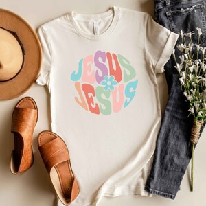 Jesus Flowers | Short Sleeve Crew Neck | Graphic Tee