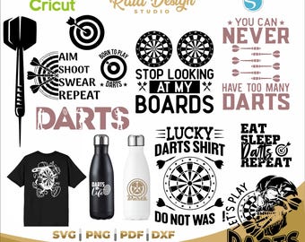 Darts quotes designs, love darts designs, funny quotes of darts, svg darts, instant download