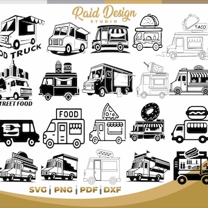 Food truck Brand for commercial use, Food truck brand, street food car designs, Food truck clipart animated, Food truck silhouette in svg
