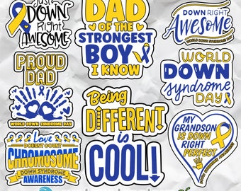 Design for Down Syndrome Day, quotes for down syndrome day, cute messages for people with down syndrome, instant download, svg quotes