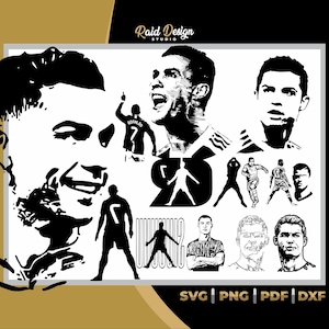 CR7 svg, Cristiano Ronaldo silhouette, Ronaldo png,Cristiano soccer svg, Cristiano Ronaldo quotes, CR7 cut file