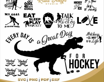 Hockey bundle svg, quotes for hockey, png hockey for printing, hockey love designs, instant download