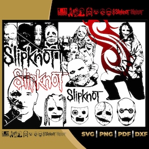 Slipknot svg, Slipknot svg bundle, design for Slipknot, Slipknot pdf, rock band design for cricut, Slipknot design, Slipknot png